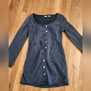 Levi Black Denim Dress